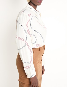 Camisa Tommy Plus manga larga para mujer