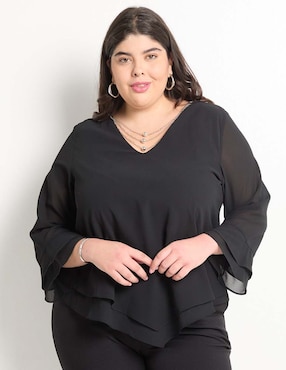 Blusa Davinchy manga larga para mujer
