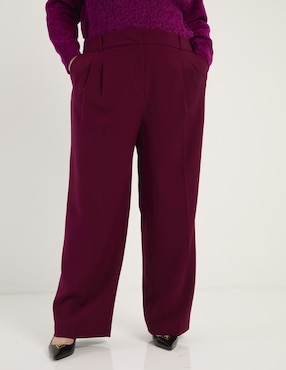 Pantalón relaxed Liz Claiborne amplio para mujer