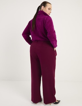 Pantalón relaxed Liz Claiborne amplio para mujer