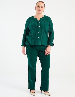 Pantalón relaxed Liz Claiborne regular para mujer