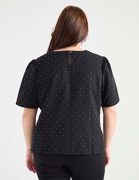 Blusa Liz Claiborne manga corta para mujer