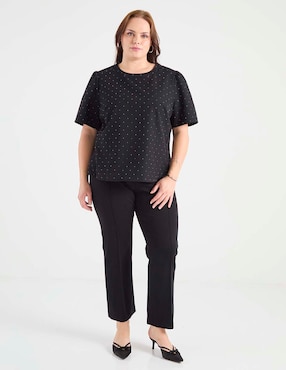 Blusa Liz Claiborne manga corta para mujer