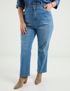 Jeans straight Lieb Plus para mujer