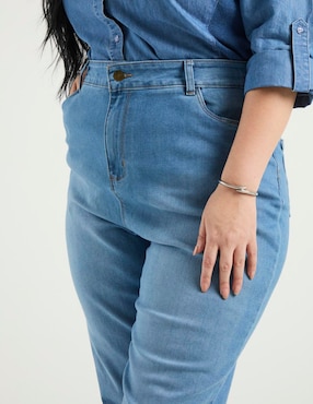 Jeans straight Lieb Plus para mujer