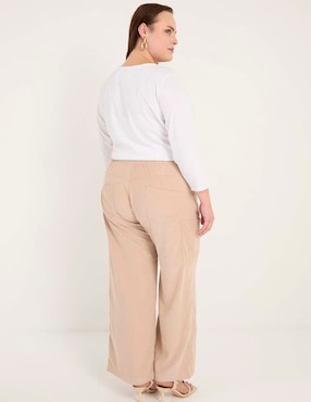 Pantalón cargo Lieb Plus amplio para mujer