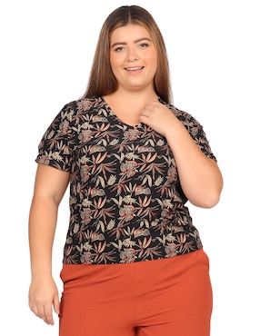 Blusa Cariló manga corta para mujer