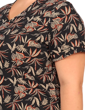 Blusa Cariló manga corta para mujer