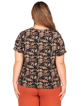 Blusa Cariló manga corta para mujer