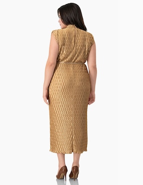 Vestido crop casual Ivonne Plus para mujer