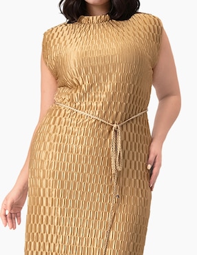 Vestido crop casual Ivonne Plus para mujer