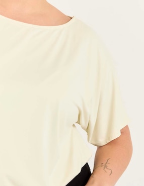 Blusa Lieb Plus manga corta para mujer