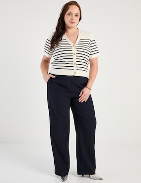 Suéter Tommy plus cuello V para mujer