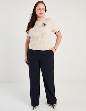 Pantalón chino Tommy Plus straight para mujer