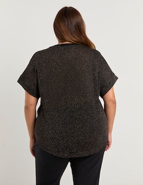 Blusón Lieb Plus manga corta para mujer