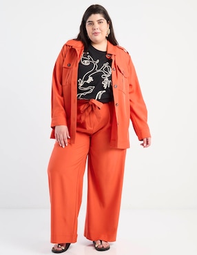 Pantalón acampanado Lieb Plus amplio para mujer