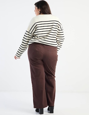 Jeans curvy straight Lieb Plus corte cintura para mujer