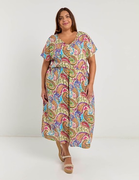 Vestido crop casual Lieb Plus para mujer