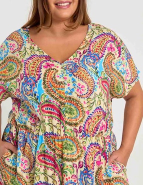 Vestido crop casual Lieb Plus para mujer