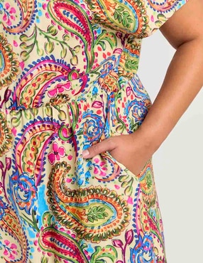 Vestido crop casual Lieb Plus para mujer