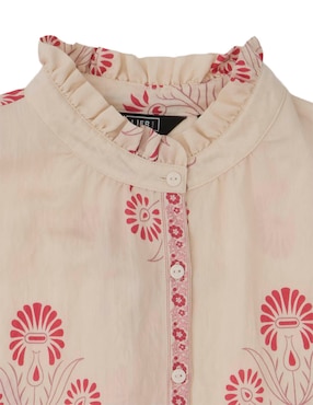 Blusa Lieb Plus manga 3/4 para mujer