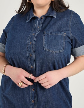 Vestido a la rodilla casual Lieb Plus para mujer