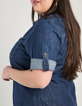 Vestido a la rodilla casual Lieb Plus para mujer