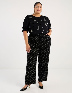 Pantalón Lieb Plus straight para mujer