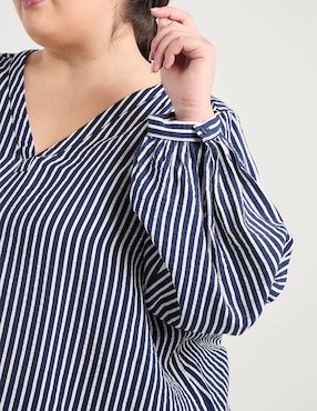 Blusa Liz Claiborne manga larga para mujer