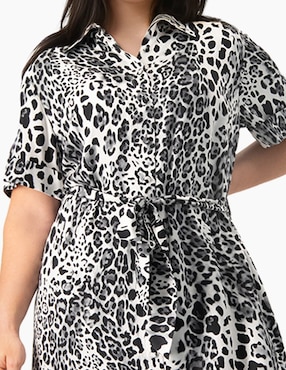 Vestido midi casual Ivonne Plus para mujer