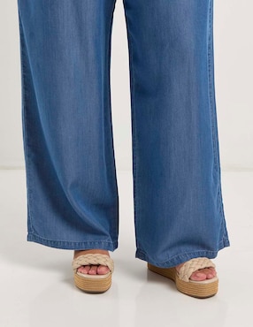 Jeans relaxed relajado a la cadera Lieb Plus para mujer