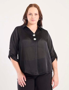 Blusa Davinchy manga 3/4 para mujer