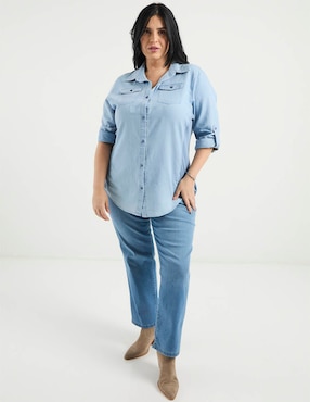 Blusa Davinchy manga 3/4 para mujer