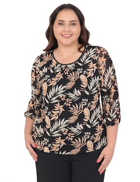 Blusa Cariló manga 3/4 para mujer