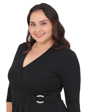 Vestido a la rodilla formal Cariló Grupo Barema para mujer