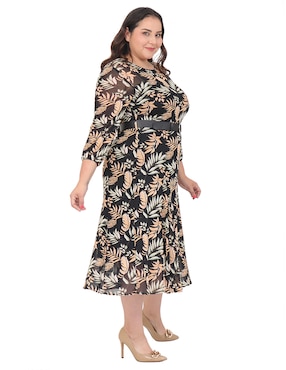 Vestido 3/4 formal Cariló para mujer