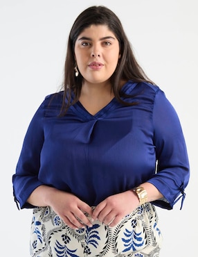 Blusa Davinchy manga 3/4 para mujer
