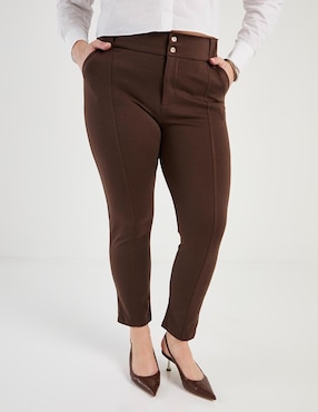 Pantalón de vestir Davinchy slim para mujer