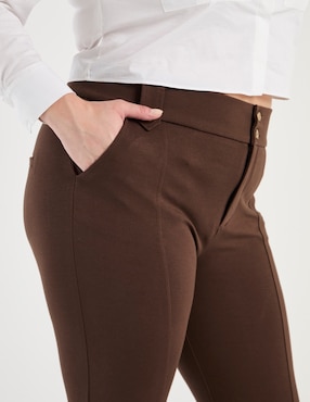 Pantalón de vestir Davinchy slim para mujer
