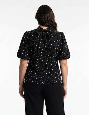 Blusa Liz Claiborne manga al codo para mujer
