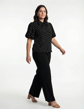 Blusa Liz Claiborne manga al codo para mujer