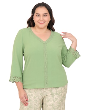 Blusa Cariló manga 3/4 para mujer