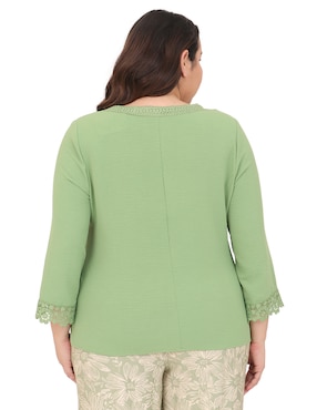 Blusa Cariló manga 3/4 para mujer