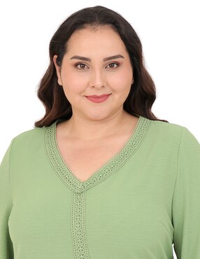 Blusa Cariló manga 3/4 para mujer
