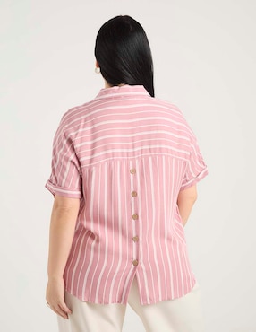 Blusa Davinchy manga corta para mujer
