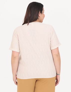 Blusa Cariló manga corta para mujer