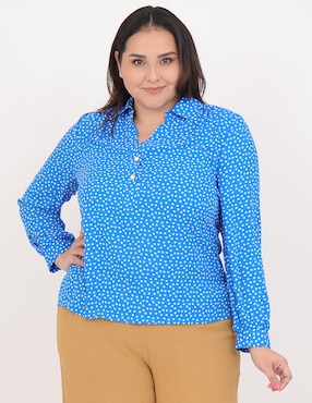 Blusa Cariló manga larga para mujer