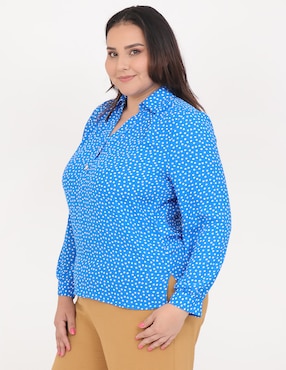 Blusa Cariló manga larga para mujer