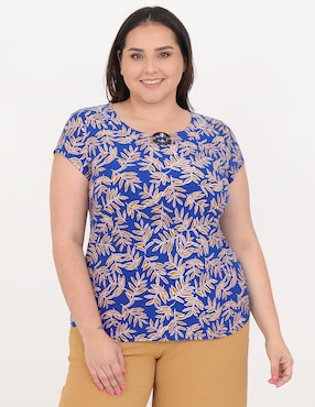 Blusa Cariló manga corta para mujer