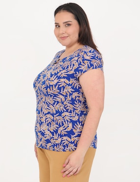 Blusa Cariló manga corta para mujer